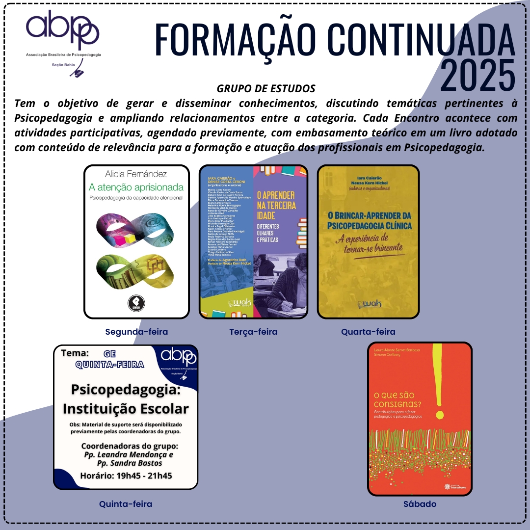 FORMAÇÃO CONTINUADA 2025
