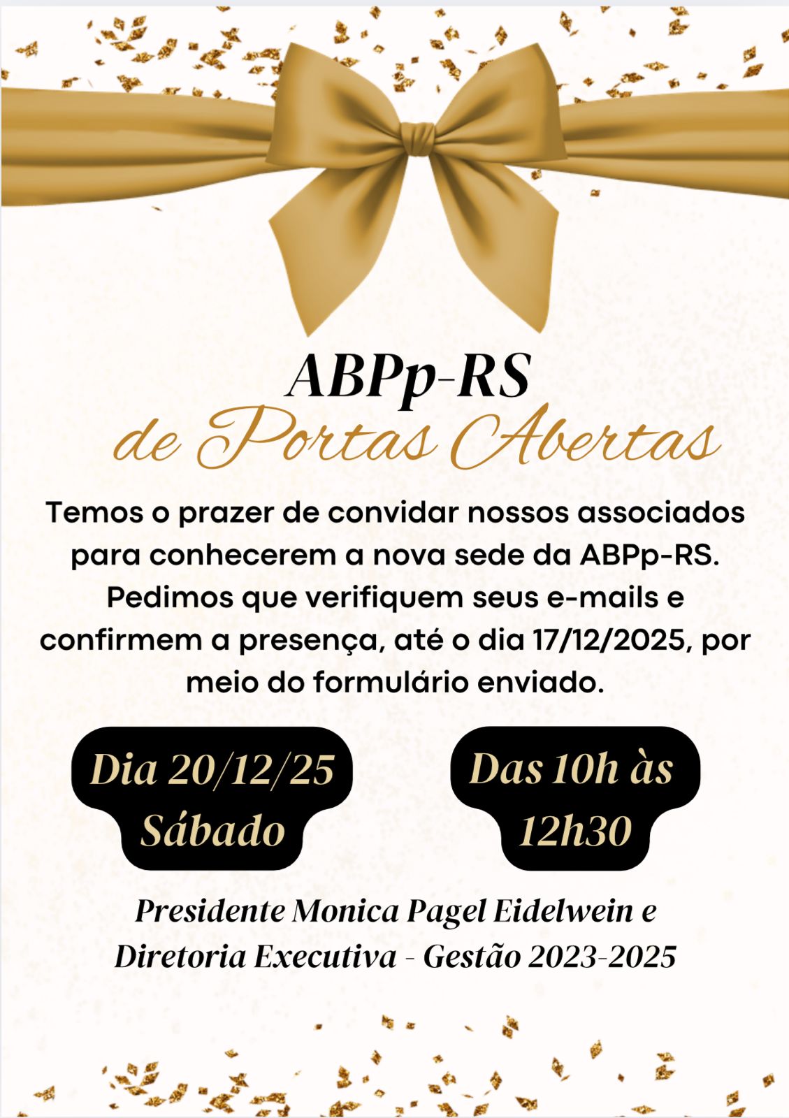 ABPp-RS de portas abertas
